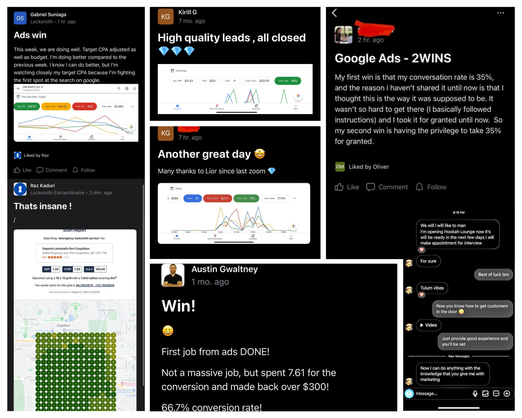 Real client wins and results using LSM
