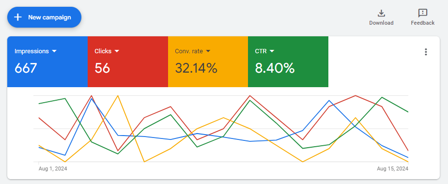 Google Ads for Facial Clinic