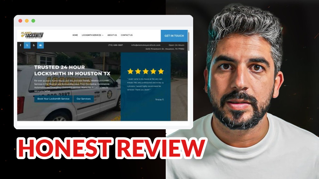 Alamo Key & Lock review - Houston, TX Locksmith Company marketing breakdown