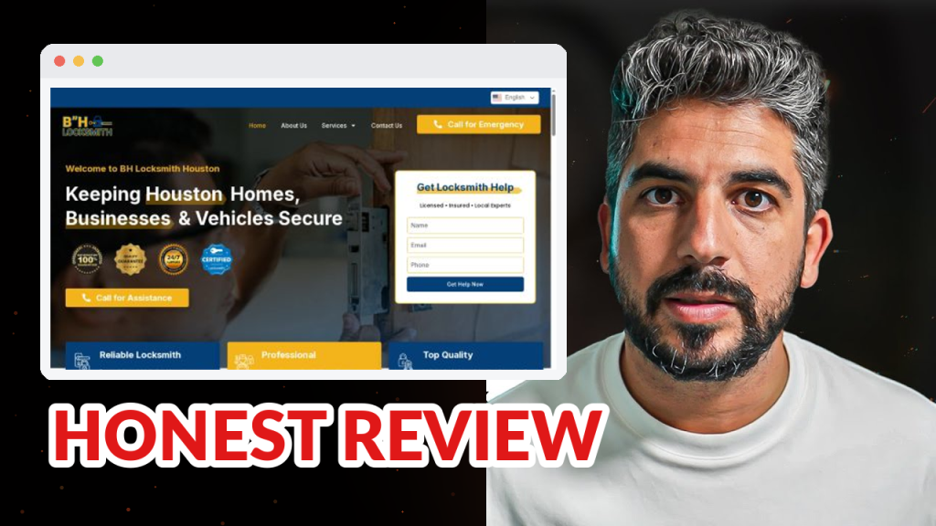 BH Locksmith review: 4.8 stars across 1,647 reviews — but Houston's map pack barely shows them. (Houston, TX marketing breakdown)