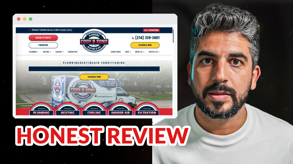 Cody & Sons Plumbing, Heating & Air review: 4.9 stars across 2,347 Google reviews — and a Dallas plumbing company Google's map pack never shows
