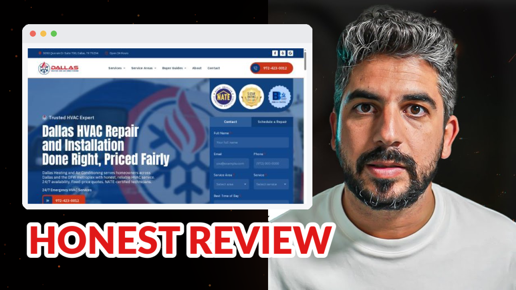 Dallas Heating and Air Conditioning review: 4.8 stars from 231 customers — and a Dallas HVAC company Google Maps barely shows