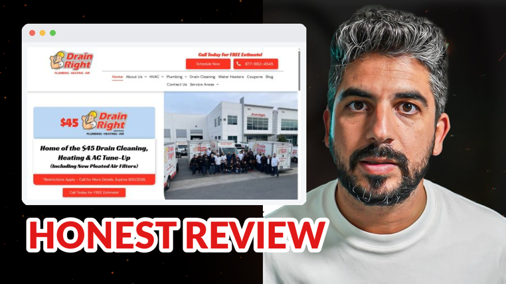 Drain Right Services review: 4.9 stars across 1,984 Google reviews — and this Gardena plumber never cracks Google’s top three near its own shop