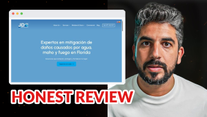 JD Restorations review: 4.7 stars across 208 reviews — and the map pack shows them at just 4% of their own service area. (Miami, FL marketing breakdown)
