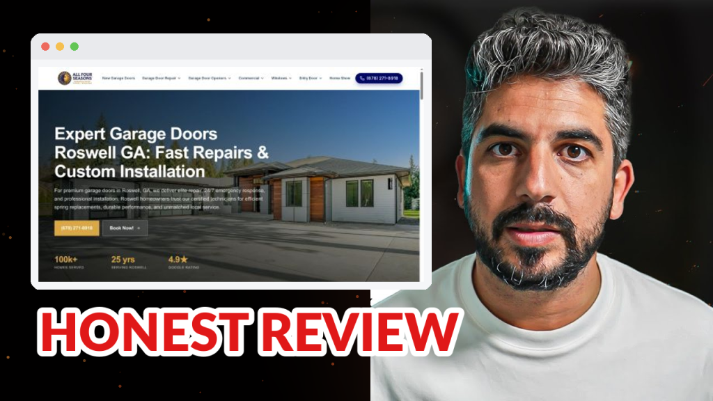 Garage Door Marketing Breakdown: All Four Seasons Garage & Entry Doors Review