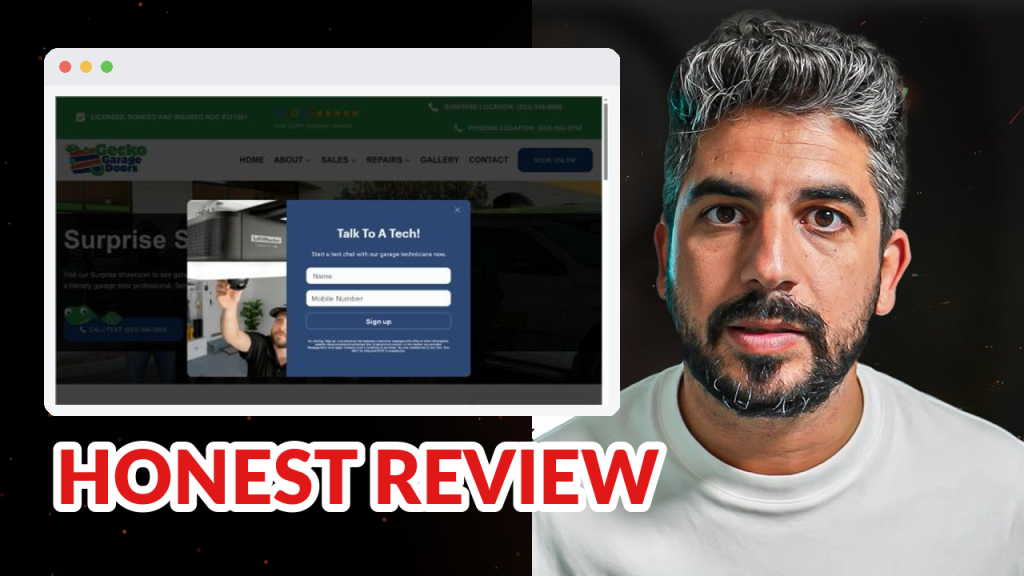 Gecko Garage Doors review - Surprise, AZ Garage Door Company marketing breakdown