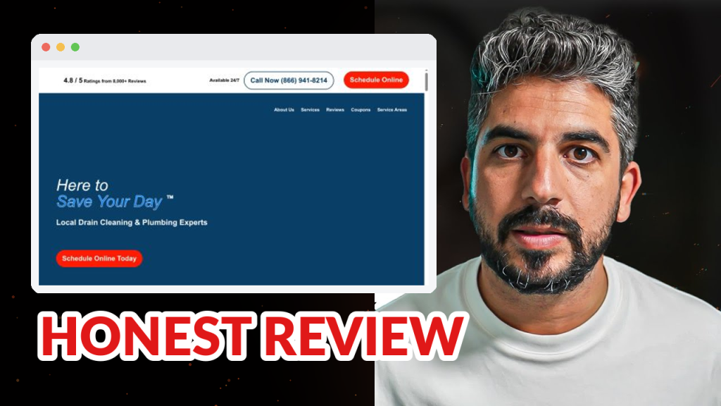 Rooter Hero Plumbing Marketing Breakdown: 4.8 Stars, 1,300 Reviews, and a Funnel Full of Leaks