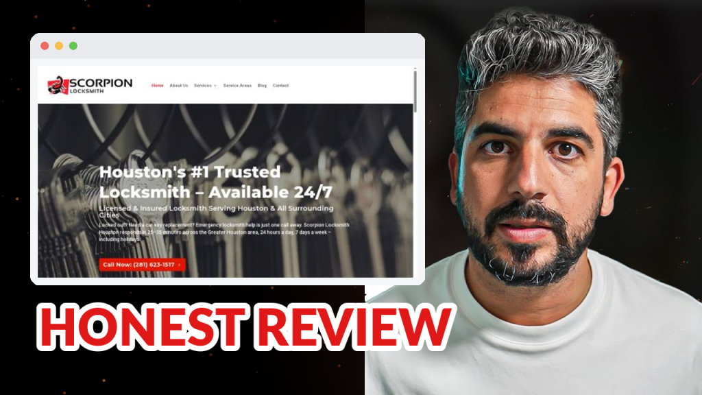 Scorpion Locksmith Houston review - Houston, TX Locksmith Company marketing breakdown