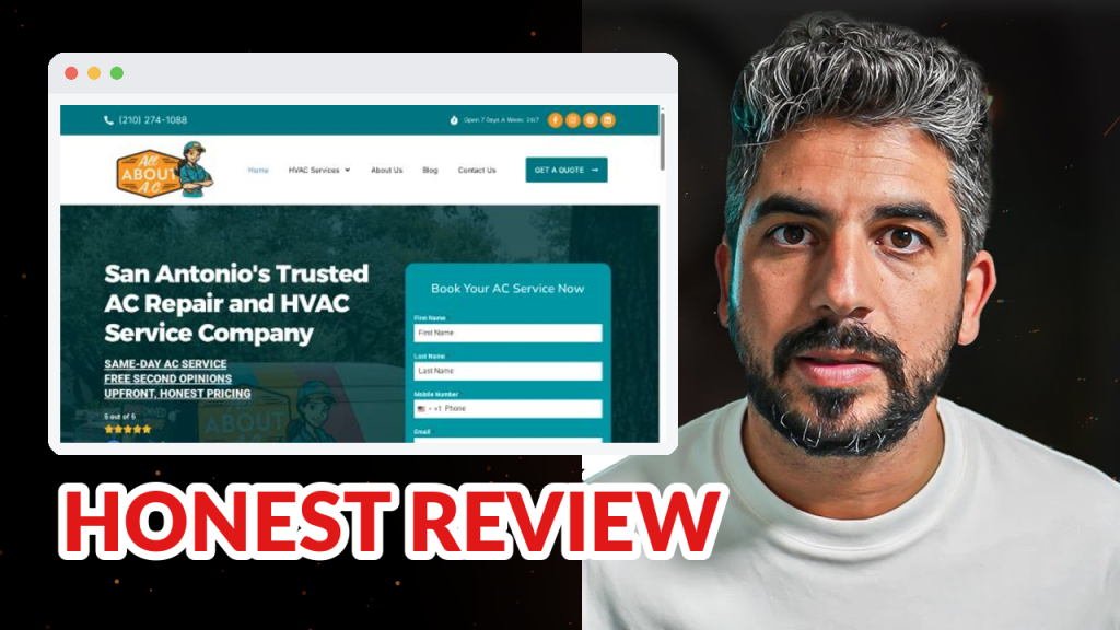 All About Air Conditioning & Heating Review: San Antonio, TX HVAC Company marketing breakdown