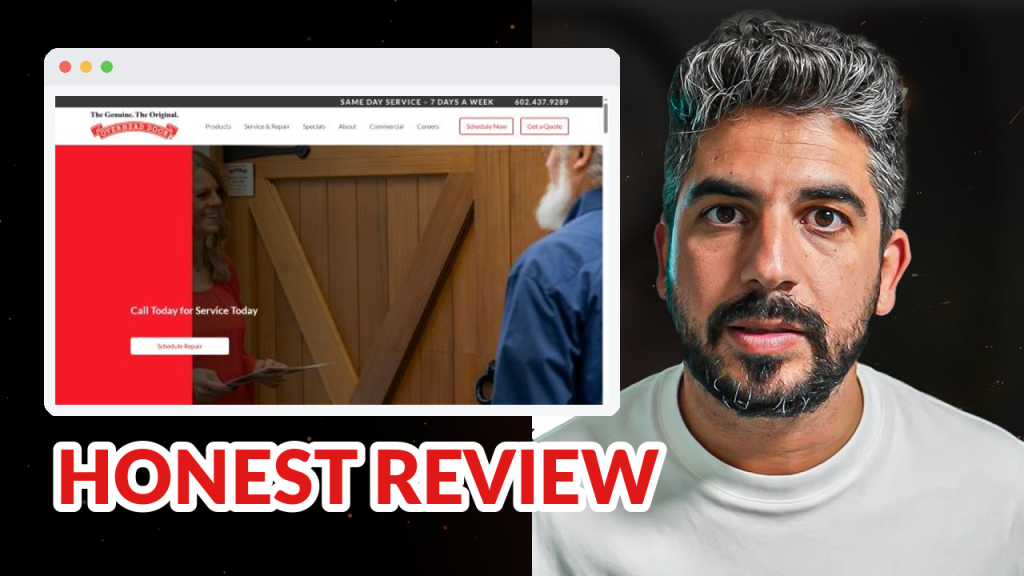 Overhead Door Company of Central Arizona Review: Tempe, AZ Garage Door Company marketing breakdown