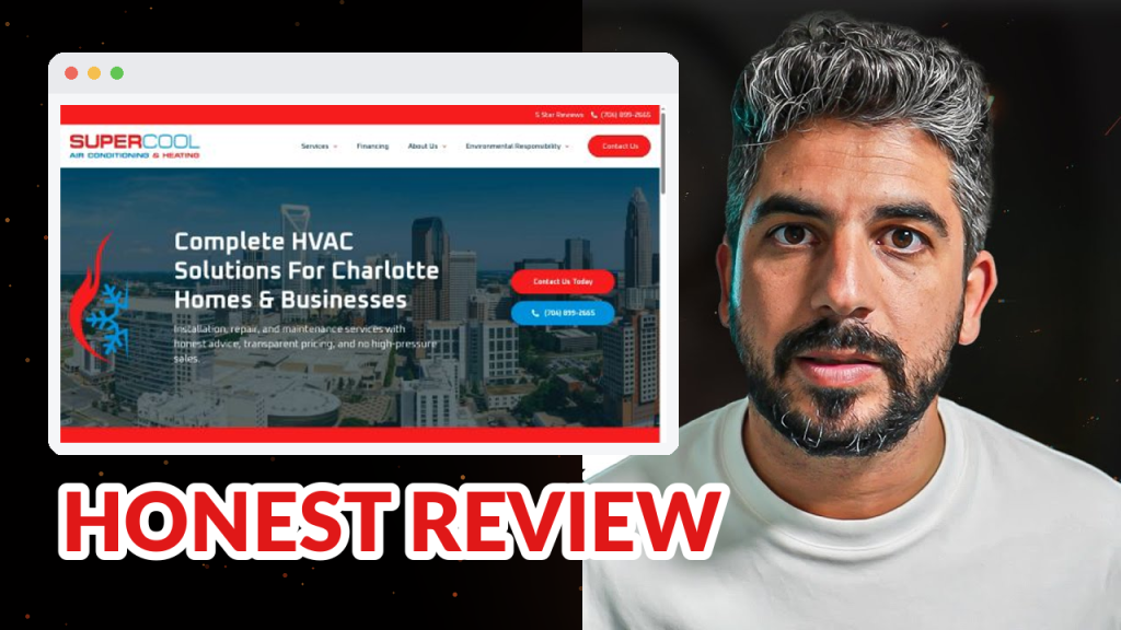 Super Cool HVAC Review: Charlotte, NC HVAC Company marketing breakdown